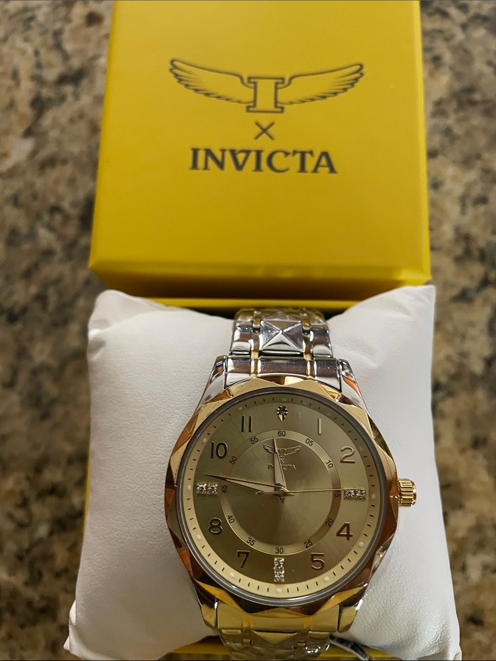 Invicta Men’s 41mm Specialty I by Invicta Two-Tone Gold and Silver Dress Watch